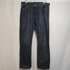 Denim & Supply Ralph Lauren Jeans Measured Size 37/34.5 Blue Denim Straight Leg